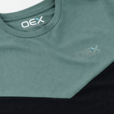 OEX Junior Flynn T-Shirt / Shorts Set - Green/Black