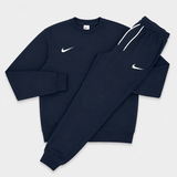 Nike Crew Neck Tracksuit - Navy Blue