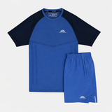 Trailberg Rapid Seamless T-Shirt / Shorts Set - Voltage Blue