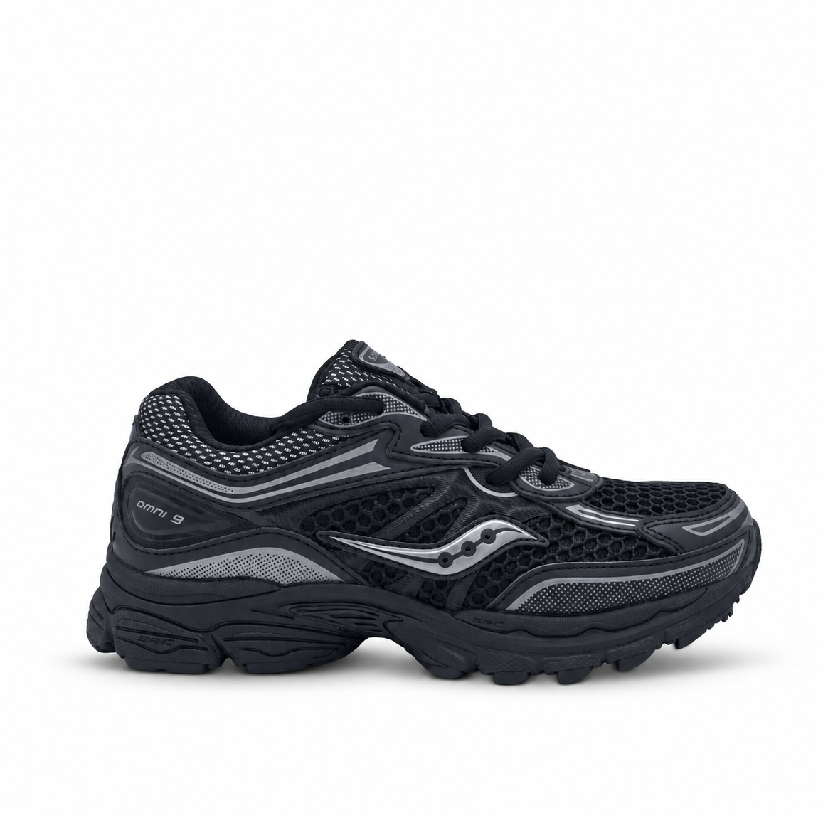 Saucony Junior ProGrid Omni 9 - Black/Gunmetal