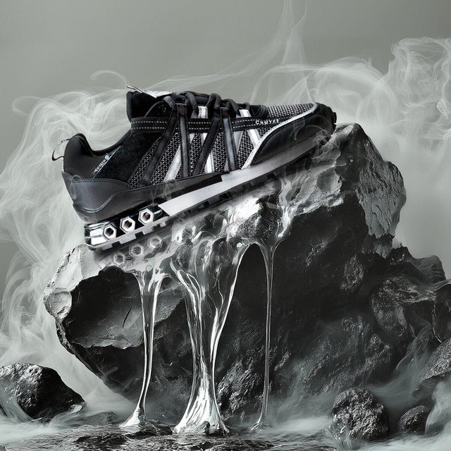 Cruyff Fearia Hex-Tech Trainers - Black/Grey