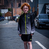 Flux Junior Gradient Jacket - Black/Neon