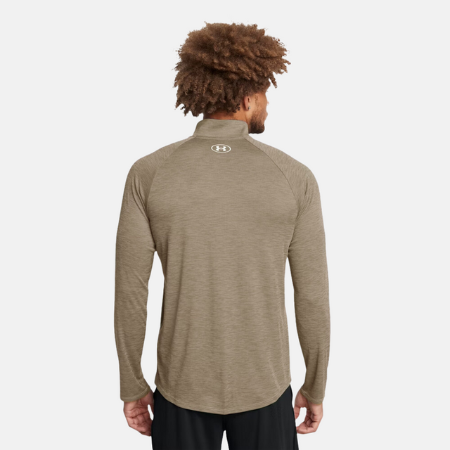 Under Armour Tech Textured 1/4 Zip - Beige