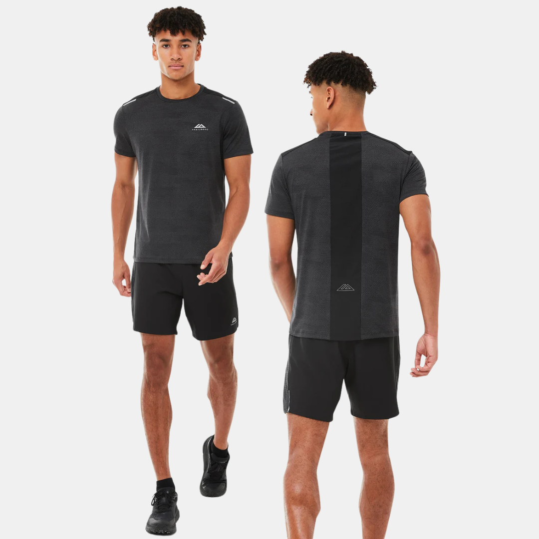 Trailberg Dimension T-Shirt / Shorts Set - Black/Grey