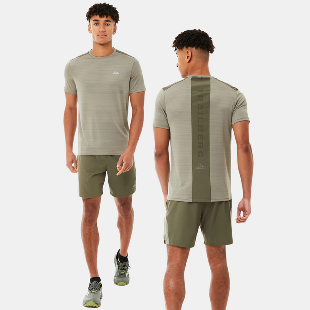 Trailberg Cloud T-Shirt / Shorts Set - Khaki