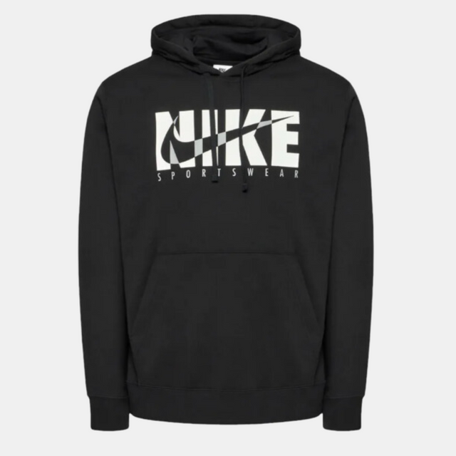 Nike Logo Sportswear Pullover Hoodie - Black