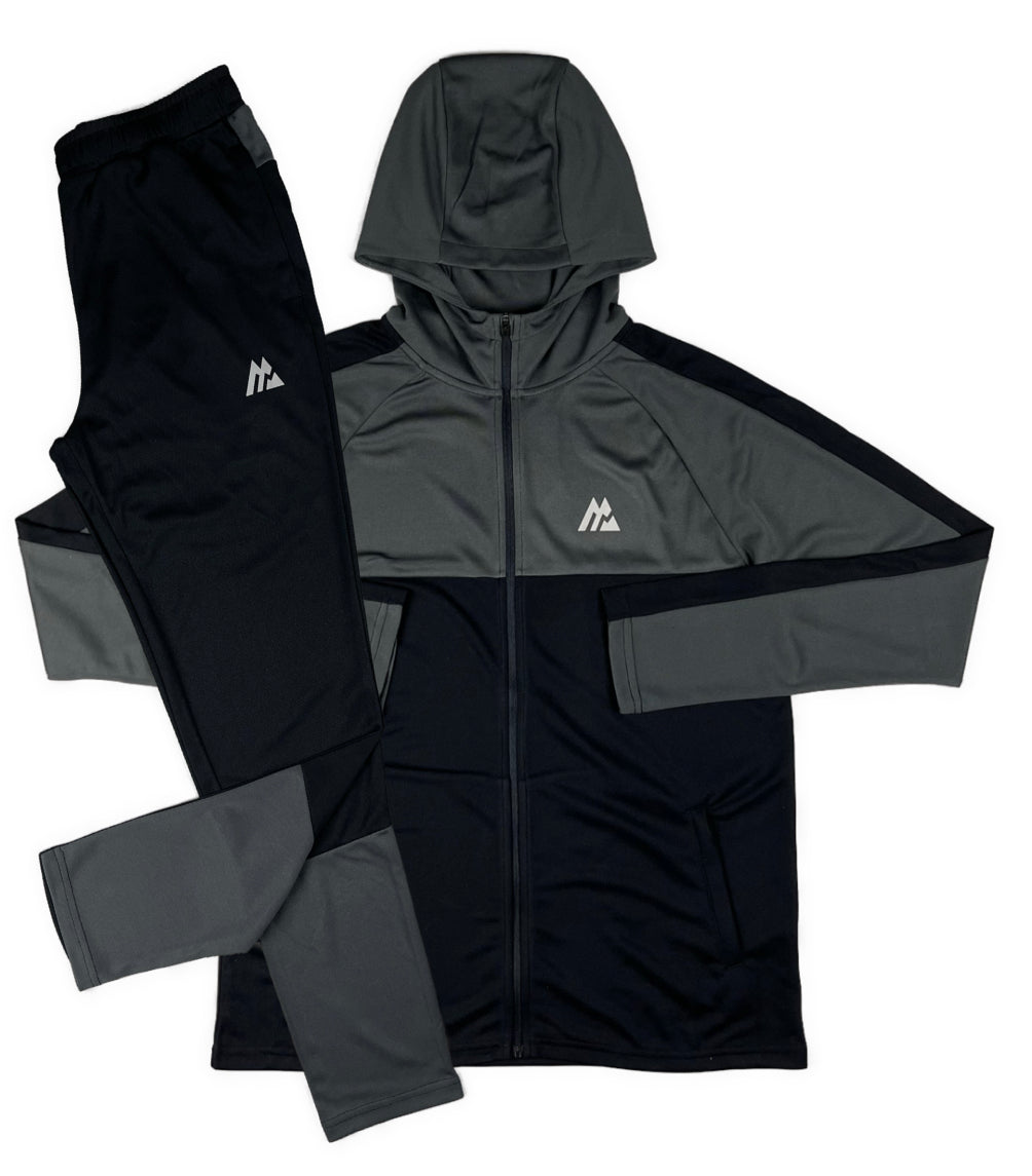 MONTIREX Agility Tracksuit Set - Black/Asphalt