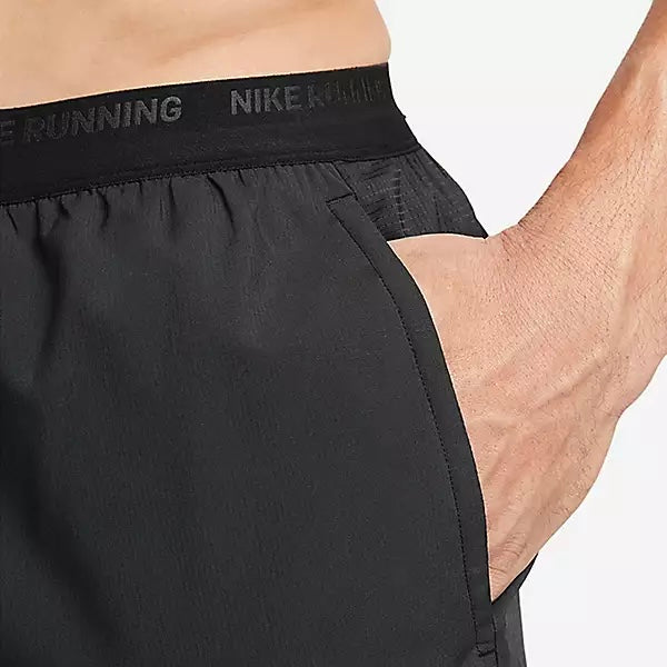 Nike Brief-Lined Stride 7inch Shorts - Black