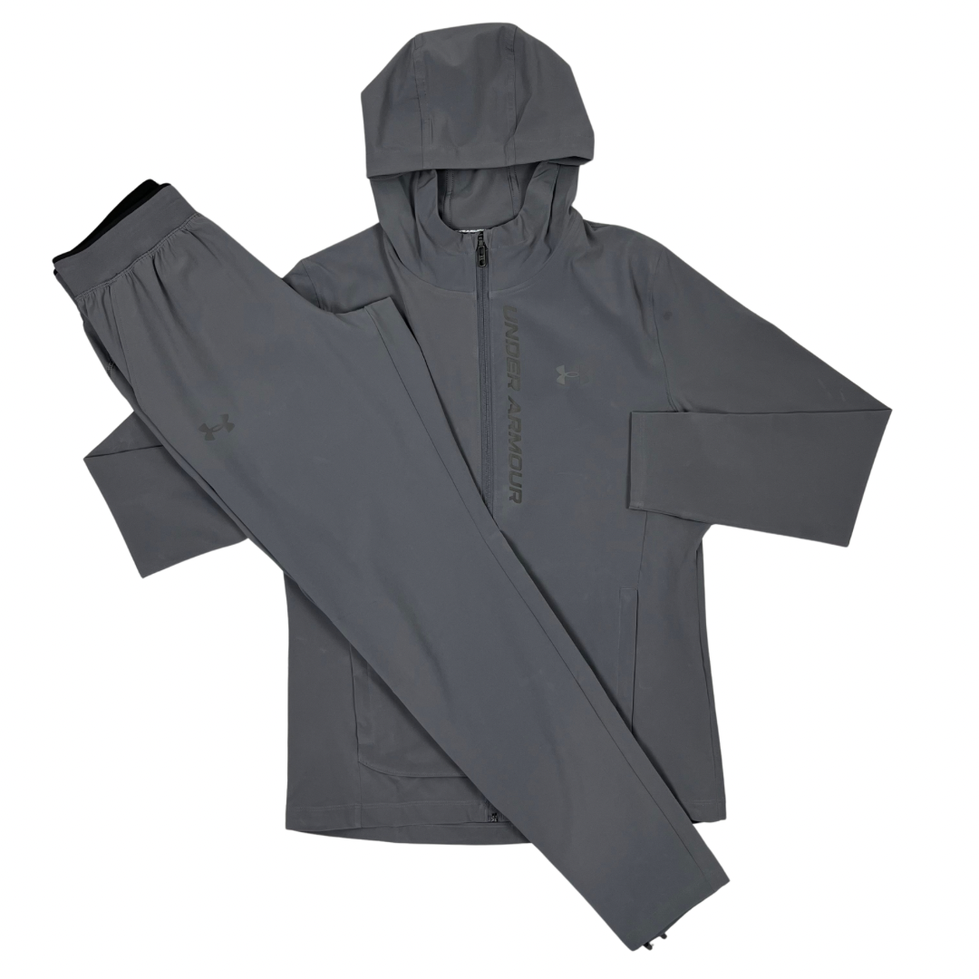 Under Armour OutRun The Storm Tracksuit - Castlerock Grey