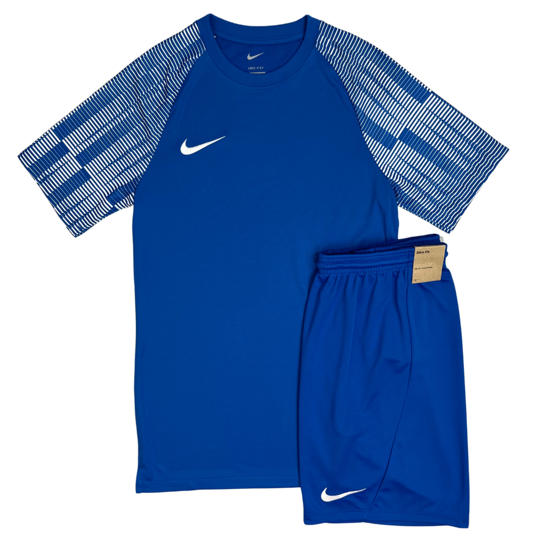 Nike Academy Dri-Fit Tshirt / Shorts - Royal Blue