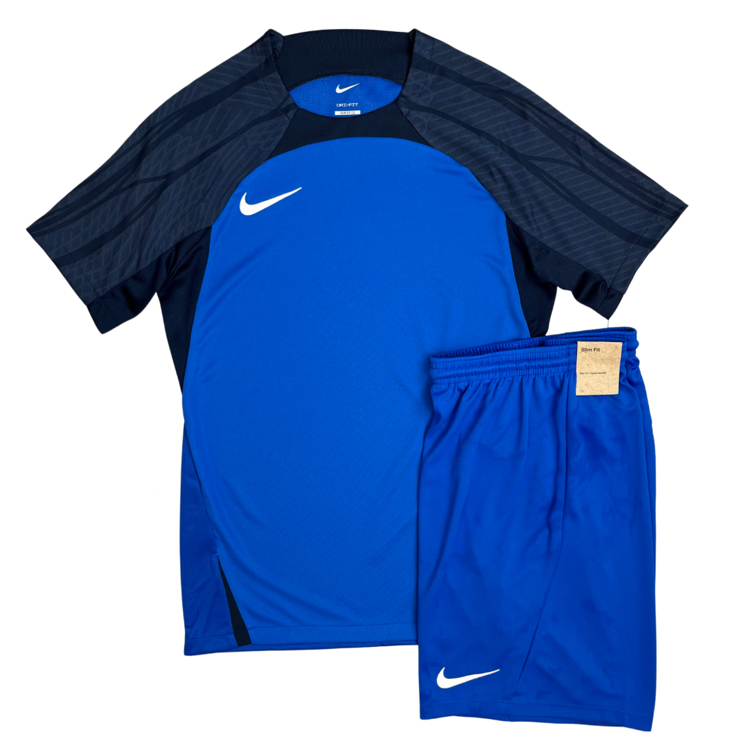 Nike Strike T-Shirt / Shorts Set - Royal Blue