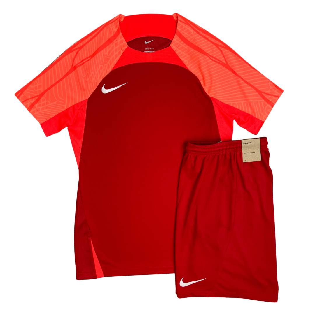 Nike Strike T-Shirt / Shorts Set - Red