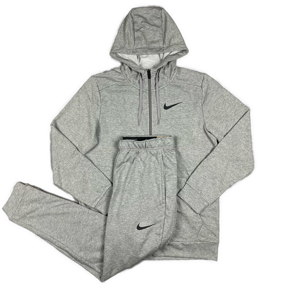 NIKE THERMA DRIFIT TRACKSUIT - MARL GREY