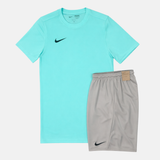 Nike Dri-Fit Tshirt / Shorts Set - Hyper Turquoise/Grey