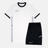 Nike Academy Drill T-Shirt / Shorts Set - White/Black