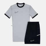 Nike Academy Drill T-Shirt / Shorts Set - Grey/Black