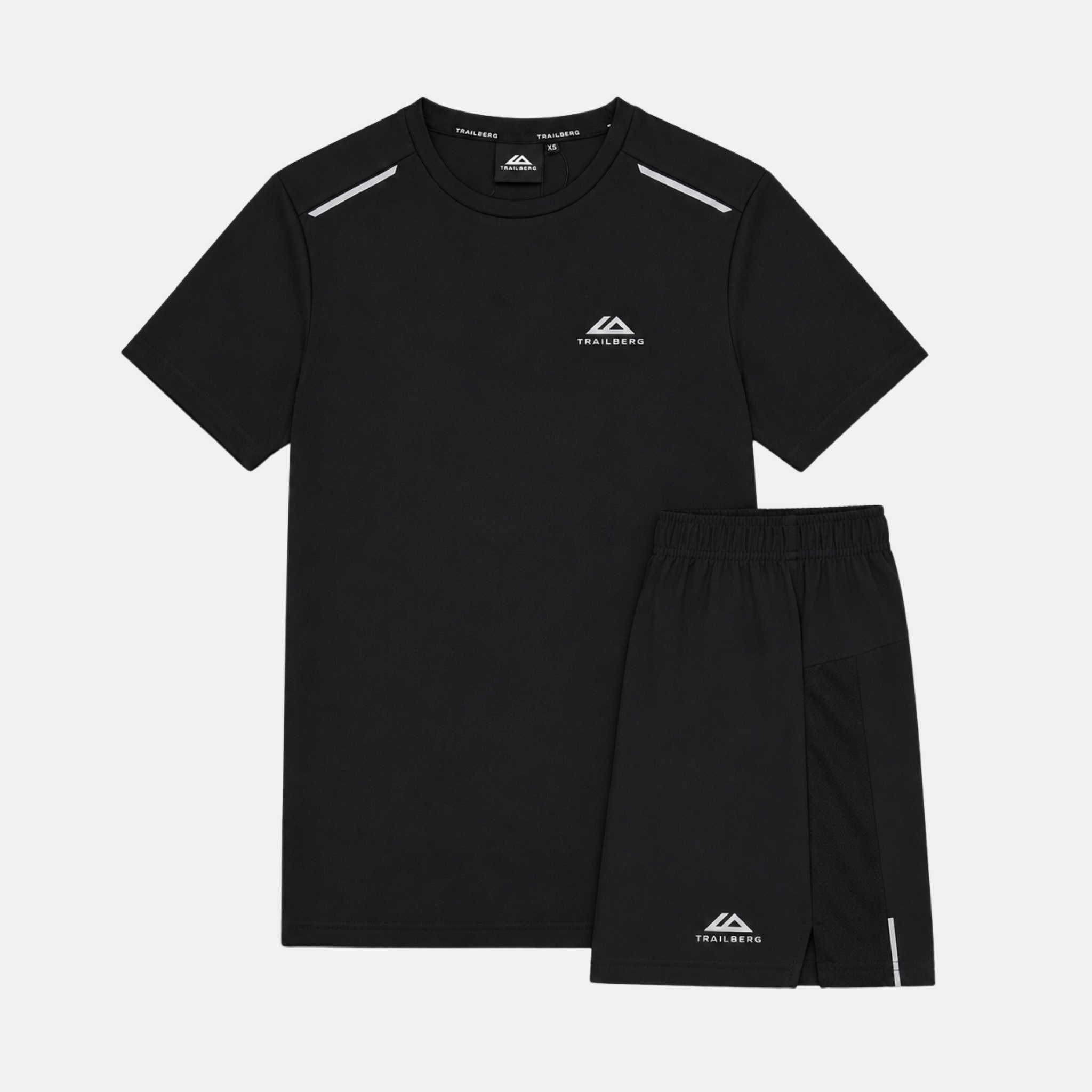 Trailberg Endura T-Shirt / Shorts Set - Black