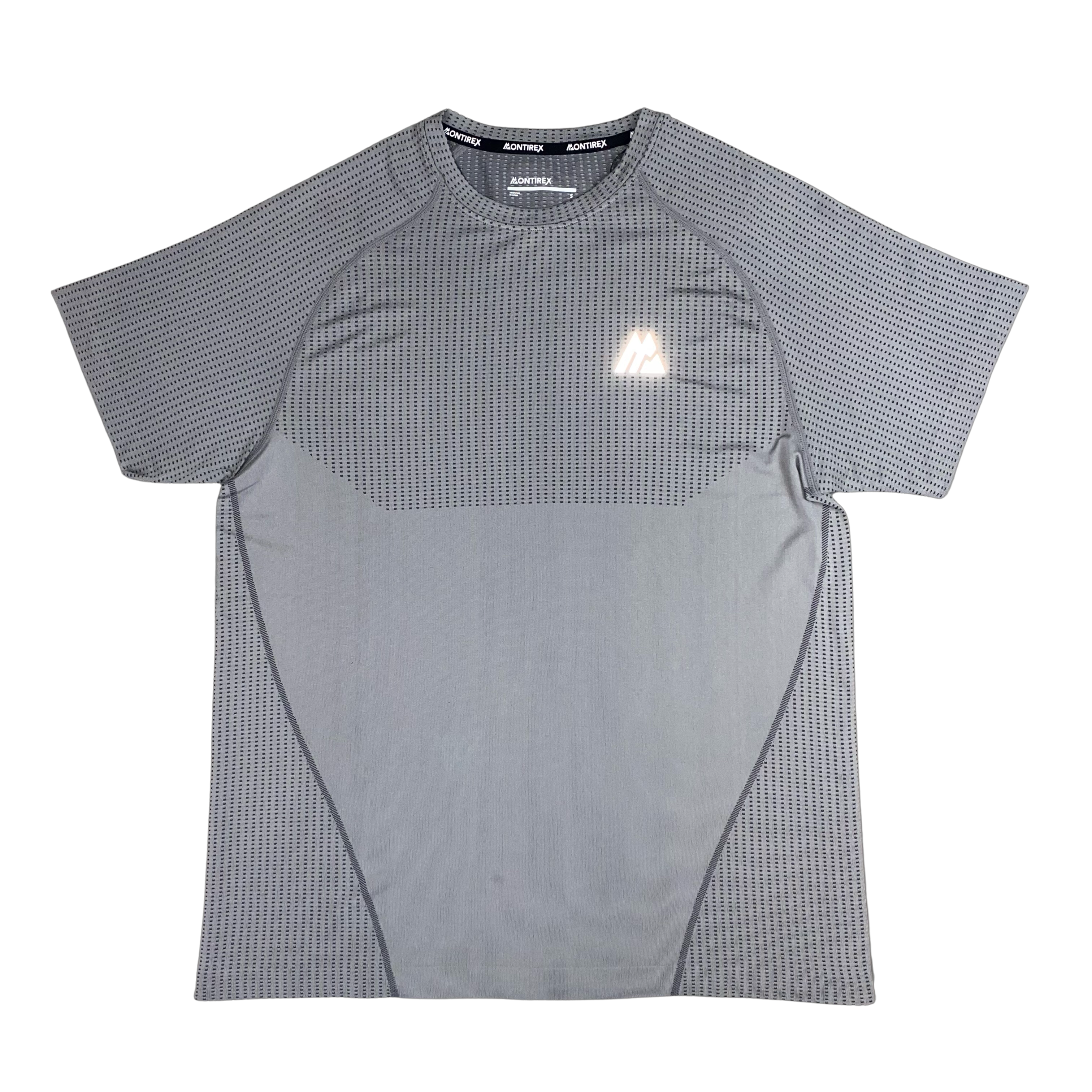 MONTIREX Endurance Seamless T-Shirt - Platinum Grey/Jet Grey