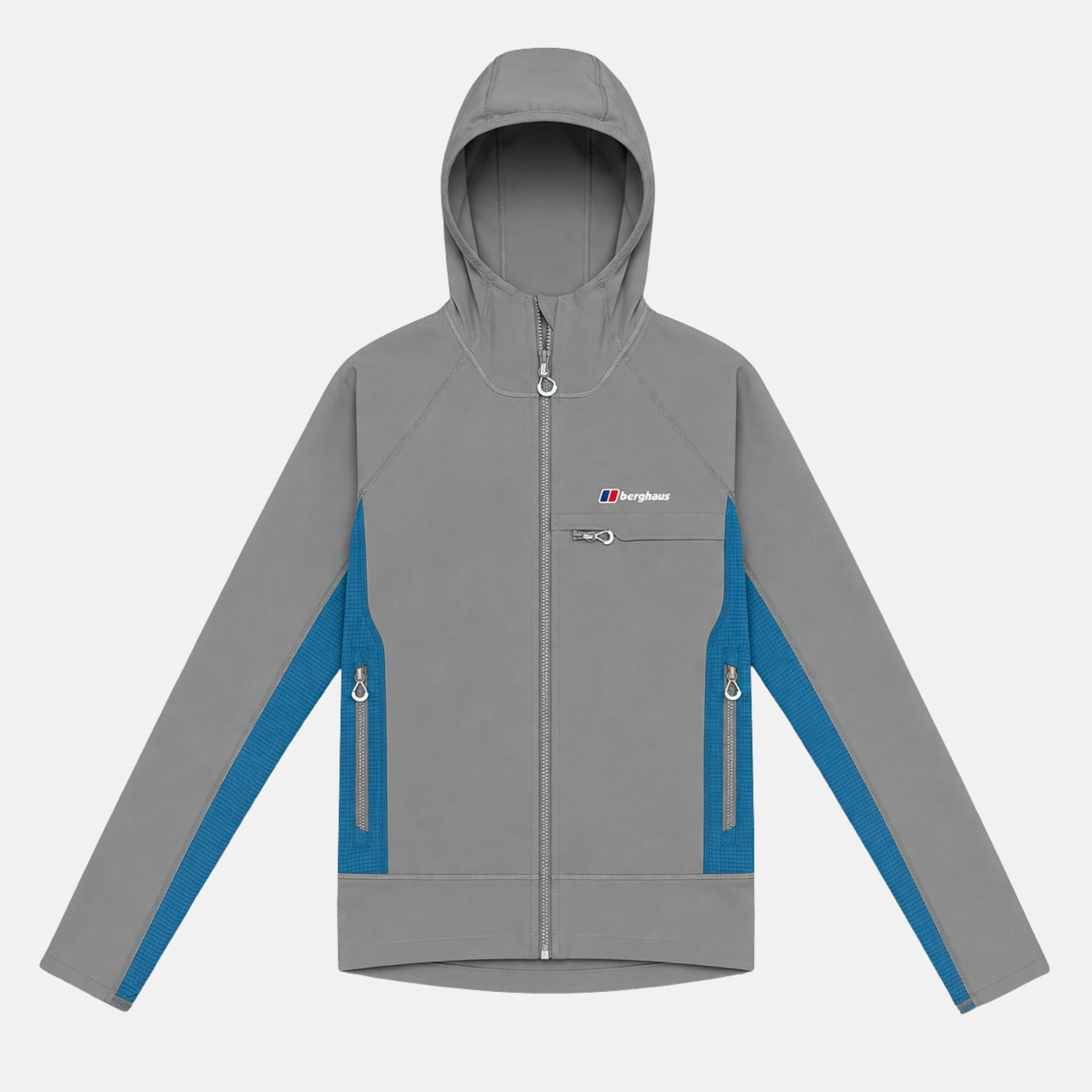 Berghaus Wavertree Hooded Jacket - Grey/Blue