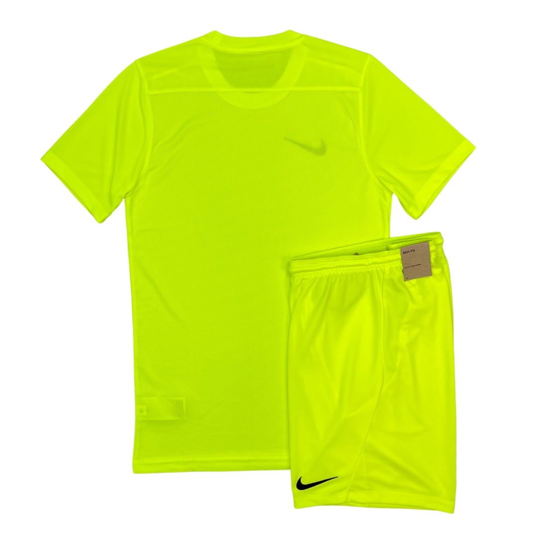 Nike Dri Fit Tshirt Shorts Set Volt Green