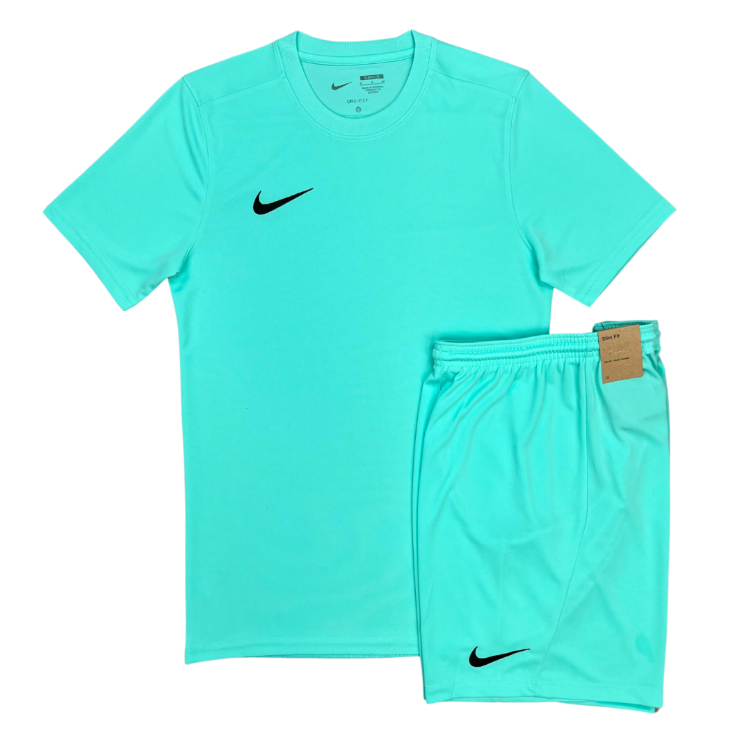 Nike Dri-Fit Tshirt / Shorts Set - Hyper Turquoise