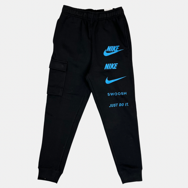 Nike Pullover Graphic Tracksuit - Black / Blue