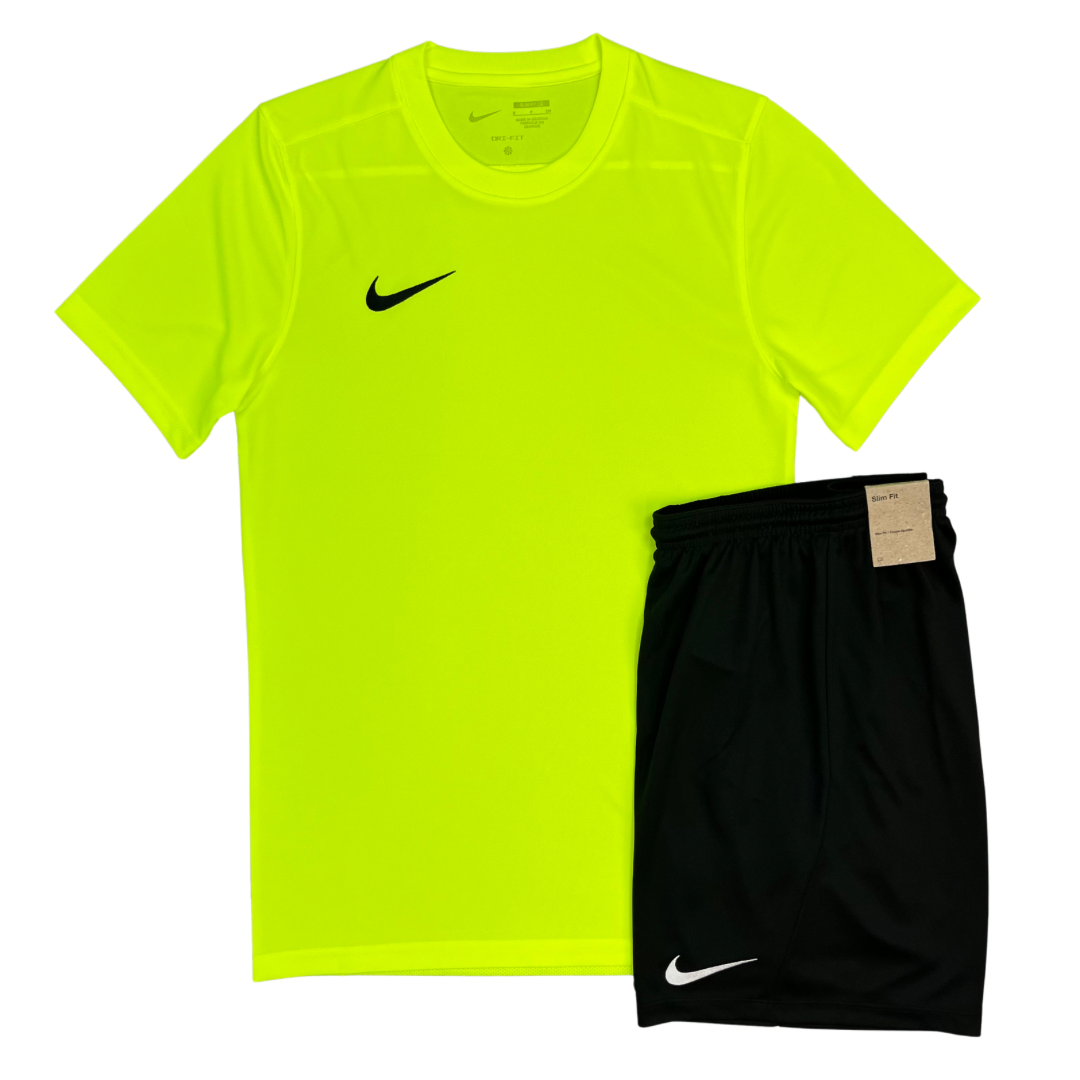 Black and volt nike shirt best sale