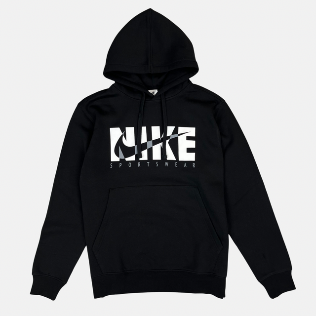 Nike Logo Sportswear Pullover Hoodie - Black