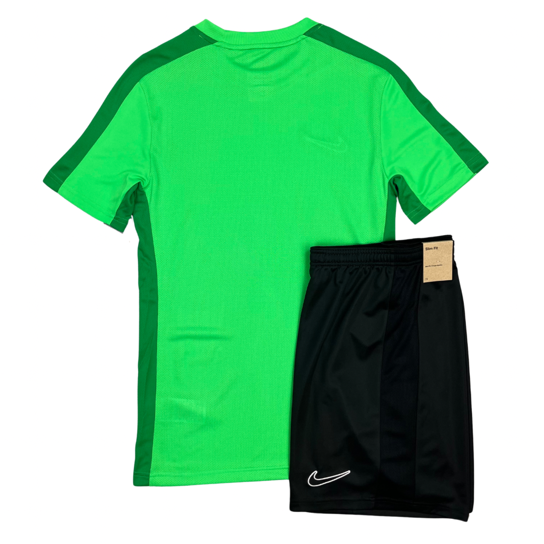 Nike Academy Drill Tshirt / Shorts Set - Green / Black