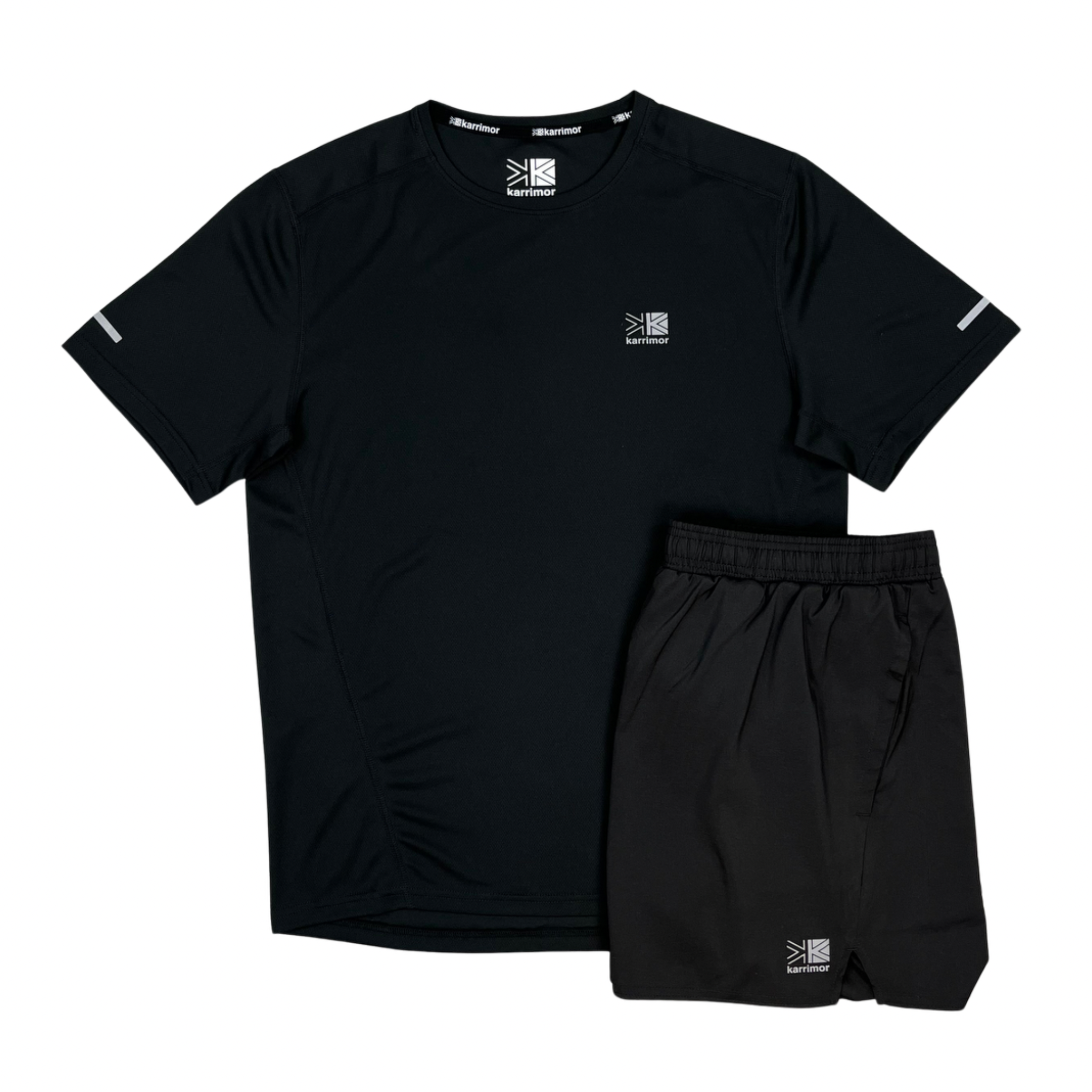 Karrimor Run T-Shirt / Shorts Set - Black