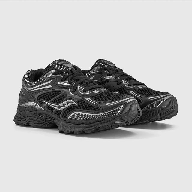 Saucony Junior ProGrid Omni 9 - Black/Gunmetal