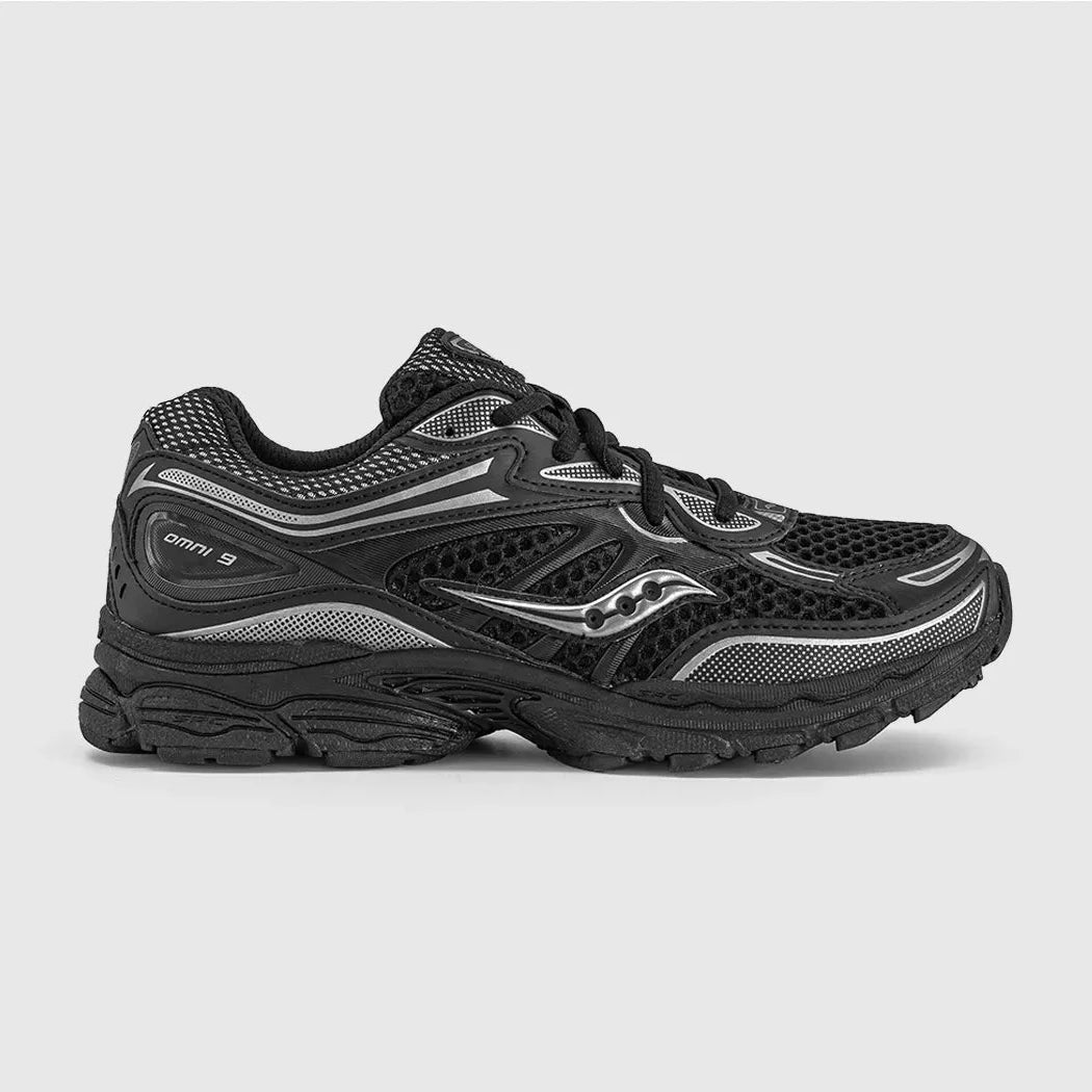 Saucony Junior ProGrid Omni 9 - Black/Gunmetal