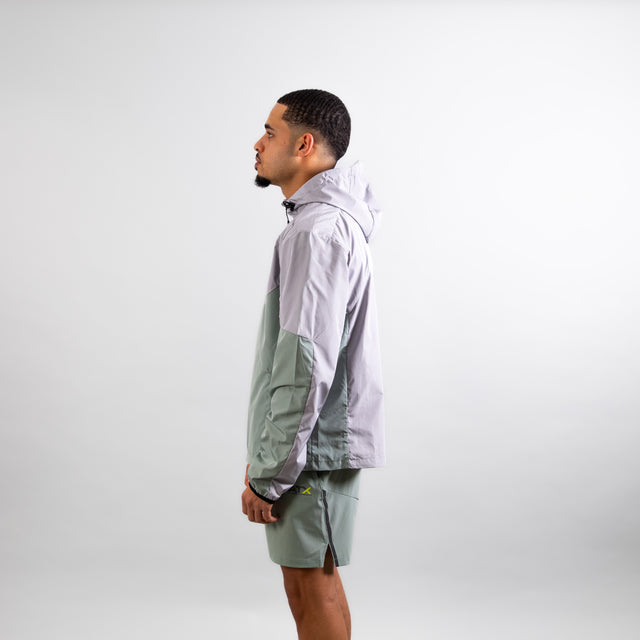 ATX Boulder Track Jacket - Grey/Green