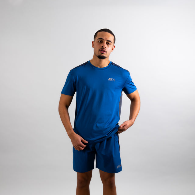 ATX Cascade T-Shirt / Shorts Set - Dark Blue/Navy