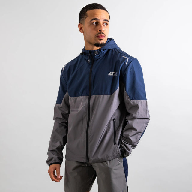 ATX Boulder Track Jacket - Navy/Dark Grey