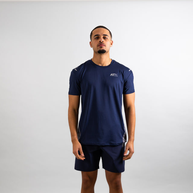 ATX Granite T-Shirt - Navy/Dark Grey