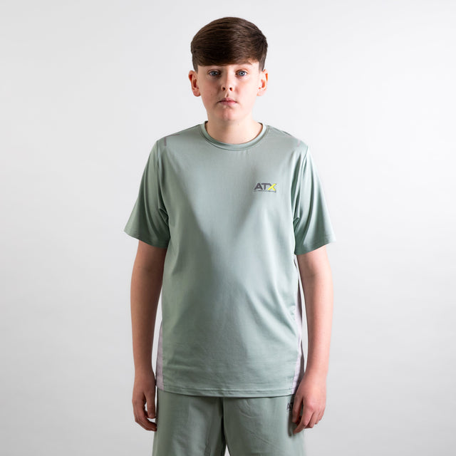 ATX Junior Granite T-Shirt - Green/Grey