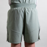 ATX Junior Granite T-Shirt / Shorts Set - Green/Grey