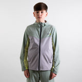 ATX Junior Horizon Track Jacket - Grey/Green