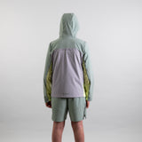 ATX Junior Horizon Track Jacket - Grey/Green