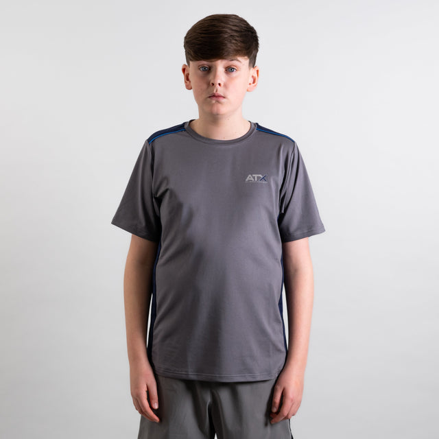 ATX Junior Cascade T-Shirt - Dark Grey/Navy