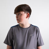 ATX Junior Cascade T-Shirt - Dark Grey/Navy