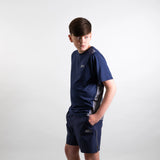 ATX Junior Granite T-Shirt / Shorts Set - Navy/Dark Grey