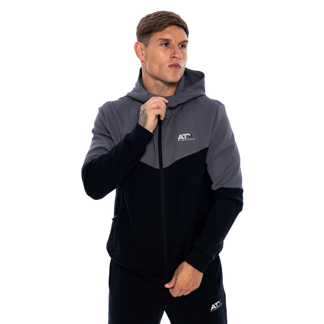 ATX Tundra Full Zip Hoodie - Black/Dark Grey