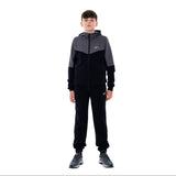 ATX Junior Tundra Full Zip Hoodie - Black/Dark Grey