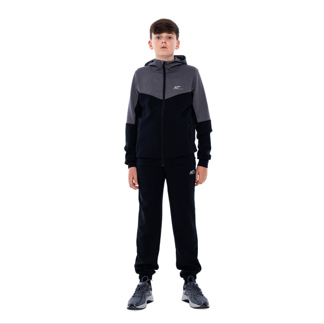 ATX Junior Tundra Full Zip Hoodie - Black/Dark Grey