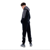 ATX Junior Tundra Full Zip Hoodie - Black/Dark Grey