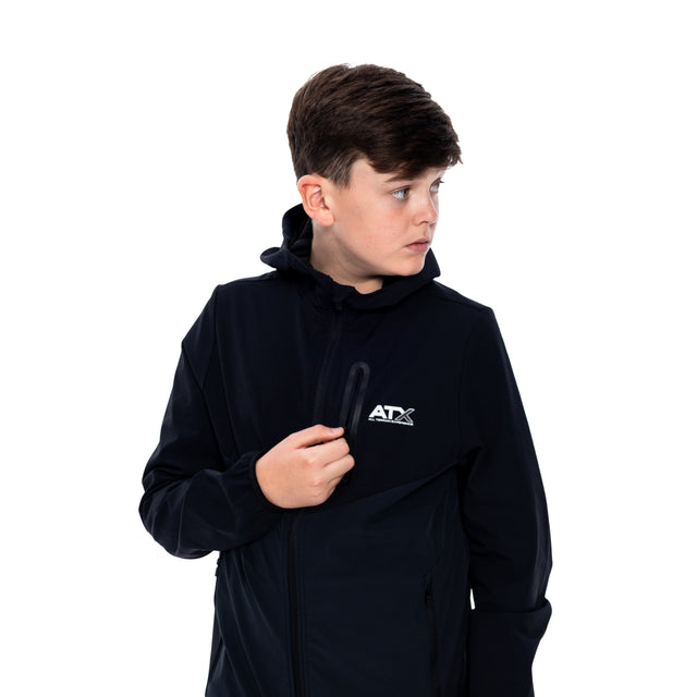 ATX Junior Forge Hooded Jacket - Black