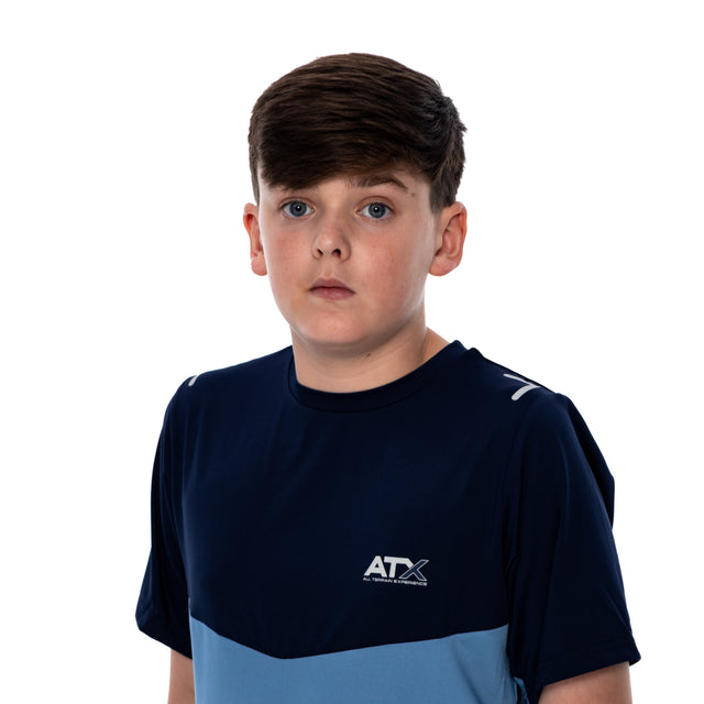 ATX Junior Tundra T-Shirt - Blue/Navy