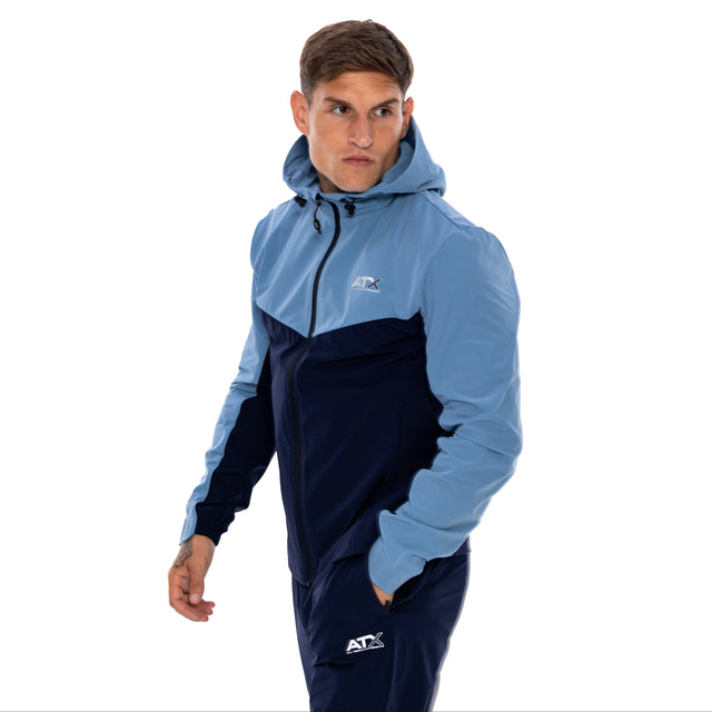 ATX Horizon Track Jacket - Blue/Navy